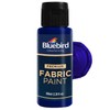 BLUEBIRD Fabric Paint, Pthalo Blue, 3.4 Fl Oz, Permanent Fabric