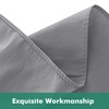 Biscaynebay Wrap Around Bed Skirts with Split Corners for Queen