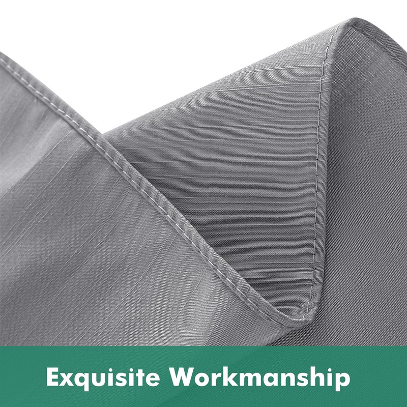 Biscaynebay Wrap Around Bed Skirts with Split Corners for Queen