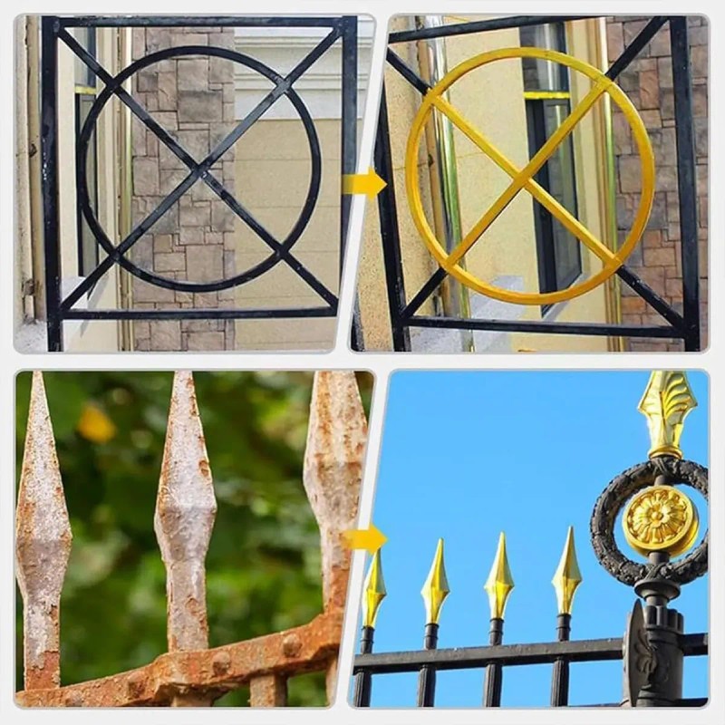 2pcs Water-based Weather-resistant Gold Paint,150g Water