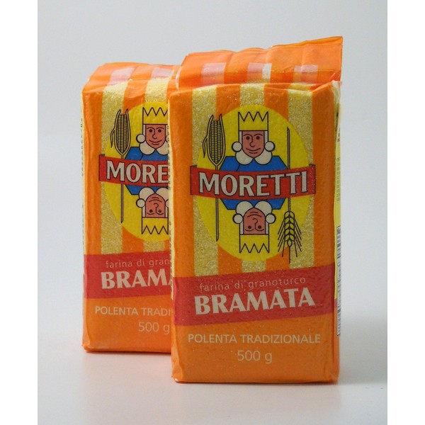 Moretti Bramata Polenta, 2 Packs - 1.1 Pounds each