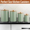 Kitchen Canisters for Countertop Set of 4 with Customizable Chalkboard