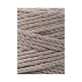 Bobbiny Macrame Cord 3 mm Triple Twisted - 100 m Choice - Brown (Coffee)