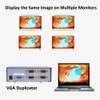 DTECH Powered 4 Port VGA Splitter Box Video Distribution Duplicator