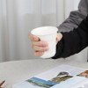 JinRu BaoHua Ceramic pleated water cup, irregularly shaped coffee cup
