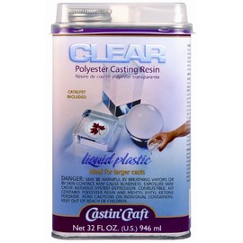 Environmental Technology 34032 Clear Casting Resin With Catalyst 32 Ounce