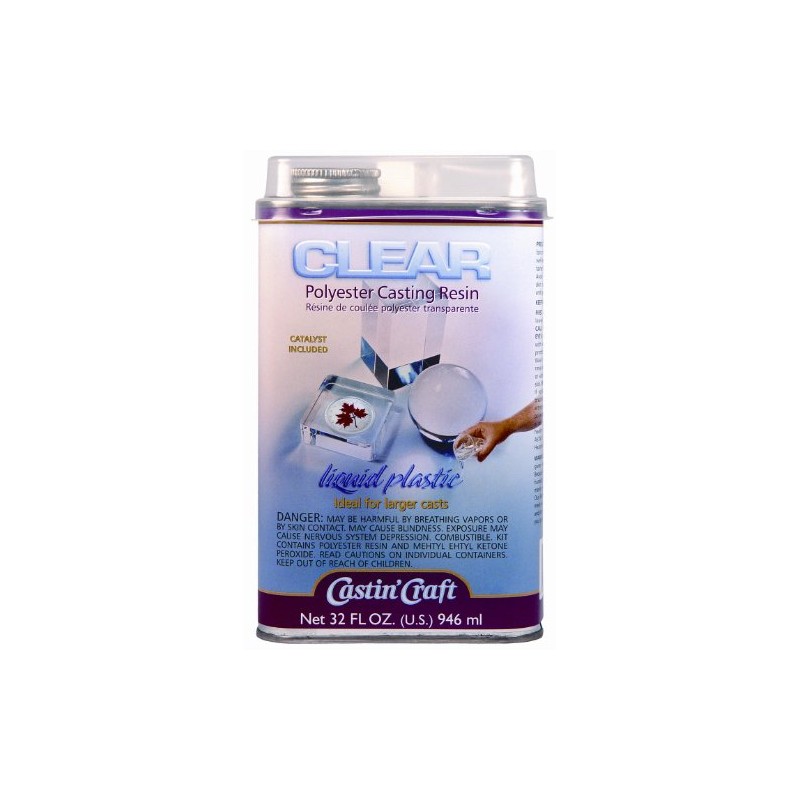 Environmental Technology 34032 Clear Casting Resin With Catalyst 32 Ounce