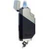Caseti Men's Cozmo Triple Flame Cigar Lighter, Matte Blue