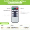 Larkvue 48FT Outdoor String Lights with Remote, Dimmable Patio Lights