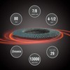 WORKPRO 20-Pack Flap Discs, 4-1/2-inch, Arbor Size 7/8-inch, T29 Zirconia