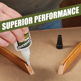 Titebond Instant Bond Thick Adhesive, 8-second Bond, Home Repair, Woodworking, Crafts, Moldings, Picture Frames, 4 oz. 6222