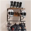 OMISRUIS Motorcycle Helmet Holder Wall Mounted, Helmet Holder Wall Mount