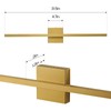 Epinl Gold Vanity Lights for Bathroom - 31.5 inch Brushed