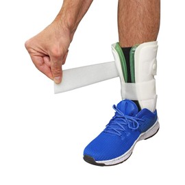 Gel Air Ankle Stirrup Brace & Splint for Ankle Support with Swelling, Inflammation, Acute Ankle Injuries & Chronic Instability by Brace Direct