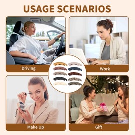 VARKAGE 9 Stück Keine Rutsch Banana Clip Dickes Haar, Bananenspange Haare für Damen, Bananen Haarspange für Dickes Dünnes Haar