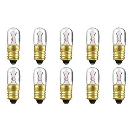 CEC Industries #40 Bulbs, 6.3 V, 0.945 W, E10 Base, T-3.25 shape (Box of 10)