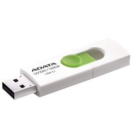 ADATA UV320 USB-Stick 128 GB USB Typ-A 3.1 (3.1 Gen 1) Grün, Weiß - USB-Sticks (128 GB, USB Typ-A, 3.1 (3.1 Gen 1), Dia, 7,9 g, Grün, Weiß)