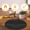 20 Inch Fire Pit Mat for Desktop, Round Fire Mat