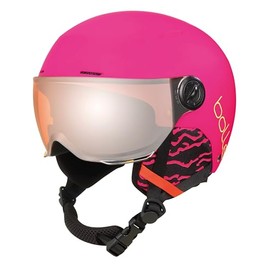 Bollé - Quiz Visor, Hot Pink Mat, Orange Gun Visor Cat 2, Small, Snow Helmets, Unisex, Children