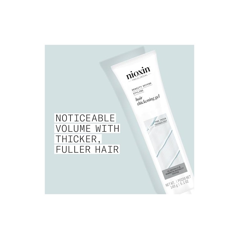 Nioxin Gel para engrosar el cabello 3D, fuerte sujeción y
