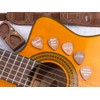 Special Leather and Gift Wooden Guitar Pick (Best Dad Ever)
