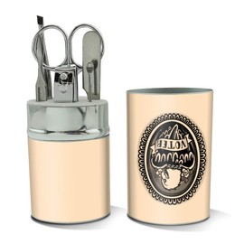 Voter Tattoo Style Eagle with Rose Stainless Steel Manicure Pedicure Grooming Beauty Care Travel Kit