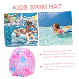 BESPORTBLE 4 Pcs Swimming Cap Swim Caps Swimming Cover Teens Swim Hat Adult Kids Swimming Hat Kids Shampoo Hat for Women Hats for Women Girl Beanie Girl Child Polyester Clothing Elastic