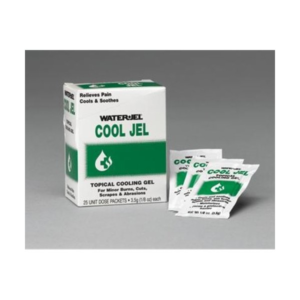 Water-Jel ® Cool Jel Topical Cooling Gel Foil Packs - Water-Jel ® Cool Jel Topical Cooling Gel Foil Packs - Box of 25 - CJ25-600