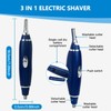 Zafina-UP Electric 3 in 1 Nose Ear Hair Trimmer Face