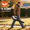 Litheli 20V Cordless Leaf Blower, Dual 2×2.0Ah Batteries Included, 350CFM/85MPH,