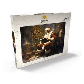 MyPuzzle Santa Claus reads on the Christmas tree - premium 100 piece puzzle - MyPuzzle special collection by Puzzle Galaxy