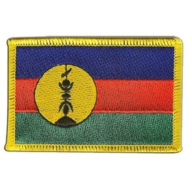 New Caledonia Flag embroidered Patch France Kanaky Flag Patch with Stickers, FRITZE®