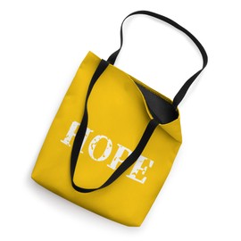 HOPE | Minimalist Design White text Typography Tote Bag