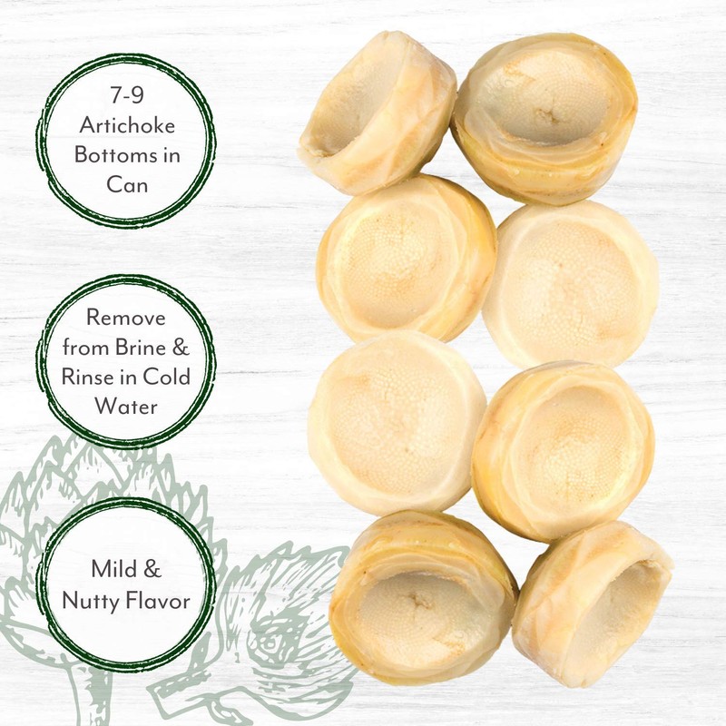 Roland Foods Medium Artichoke Bottoms, 13.75 Ounce Can, Pack of