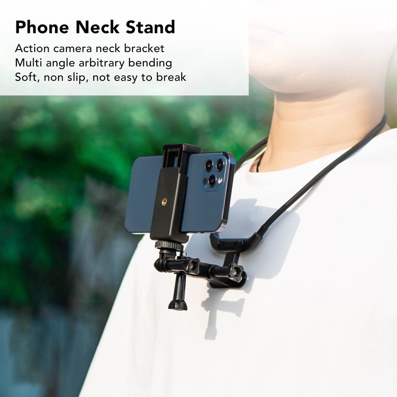 Action Camera Neck Holder Hanging On Neck Mobile Phone Stand