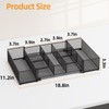 NANAGIFTREE Expandable Snack Organizer, Adjustable Snack Container with 9 Compartments,