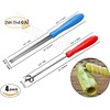 4 Pcs Zucchini Squash Cucumber Corer Vegetable Corers Drill Stainless