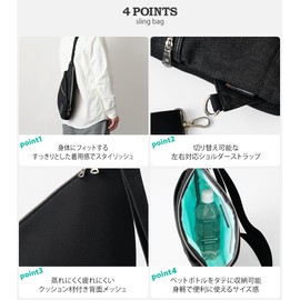 Meden Equipment Men's Body Bag, Sling Bag, denim black, Free size