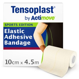 Tensoplast by Actimove Sports Edition EAB Tape for Firm Compression, with Medium Support for Joints, 10 cm x 4.5 m, Cream, 1 Roll