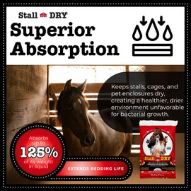 Progressive Planet Stall Dry Absorbent & Deodorizer, 40lbs - Use for Stalls, Pens & Small Animal Spaces - Helps Reduce Ammonia, Enhances Hygiene, Fresher Drier Environment
