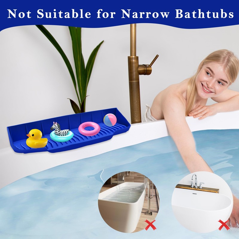 Zhaoyao 2p Splash Guard for Bathtub, Splash Pad Made from