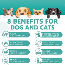 HMone Dog Relaxants Dog Herbal Supplements Oil for Cat Drops 100%% Natural
