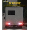 Partsam 2x LED Triple Tail Lights 45 LEDs, Rectangle Vertical