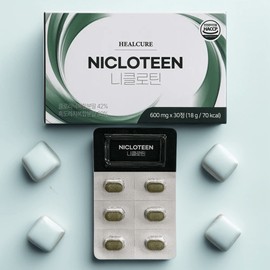 healcure Niclotine Hellcure Premium Solution 600ng x 30 tablets / 니클로틴 헬큐어 프리미엄 솔루션 600ng x 30정
