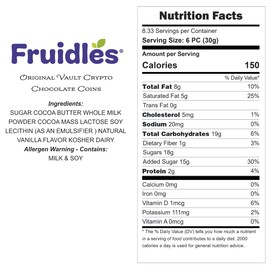 Original Vault Crypto Chocolate Coins, Made with Premium Belgian Chocolate, Gluten-Free, Non-GMO, Kosher Certified Dairy (2 Pounds)