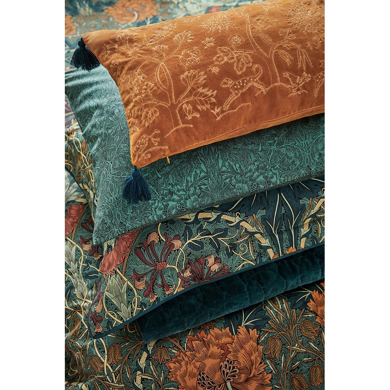 Morris & HONEYSUCKLE & TULIP PCASE STD MULBERRY & TEAL