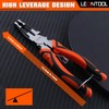 LEONTOOL Strong Pliers, Eccentric Leverage, Power Pliers, Electrician, Tool, Multi-functional