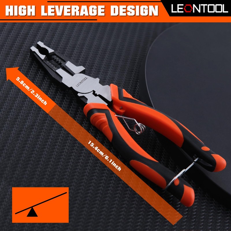 LEONTOOL Strong Pliers, Eccentric Leverage, Power Pliers, Electrician, Tool, Multi-functional
