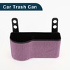 TUCKBOLD Car Trash Can Portable Front Seats Trash Bin Pink