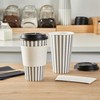 Restaurantware 16 Ounce Disposable Coffee Cups With Lids, 20 Hot